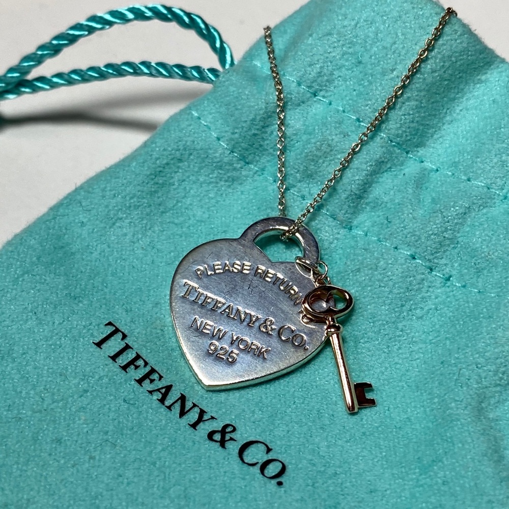 T & Co. Heart Key Pendant Return to Tiffany